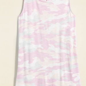 Old Navy Luxe Botanical Print High Neck Tank Top